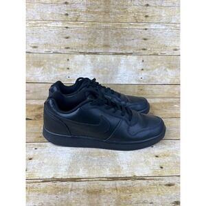 Nike Ebernon Low Triple Black Mens Size 10.5‎ Athletic Basketball Shoes Sneakers